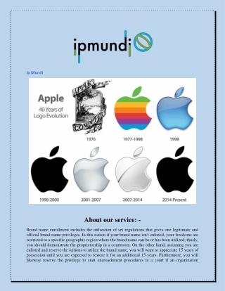 Register Trademark For Your Brand  Ipmundi