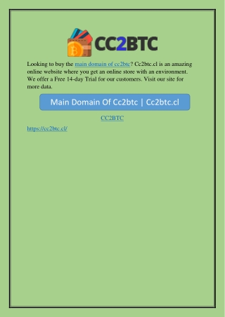 Main Domain Of Cc2btc Cc2btc.cl