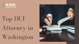 Top DUI Attorney in Washington