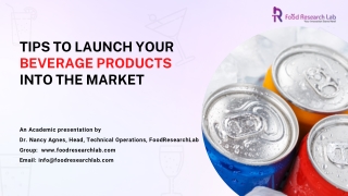 tips to launch a beverage product into a market