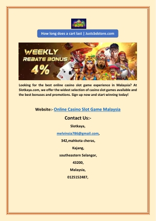 Online Casino Slot Game Malaysia | Slotkaya.com