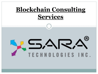 Blockchain Consulting Services