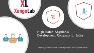 High Rated AngularJS Development Company In India