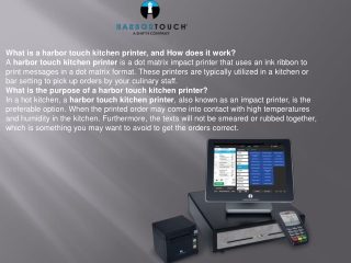 harbor touch kitchen printer