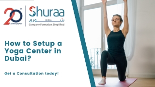 How to Setup a Yoga Center in Dubai