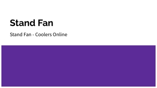 Stand Fan