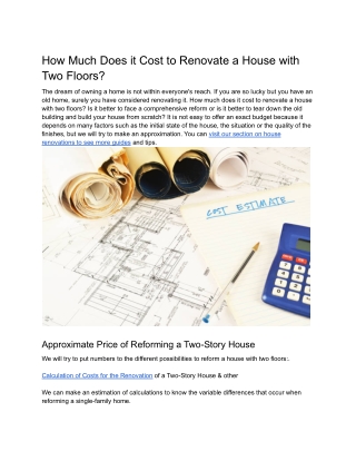 How Much Does it Cost to Renovate a House with Two Floors (2)