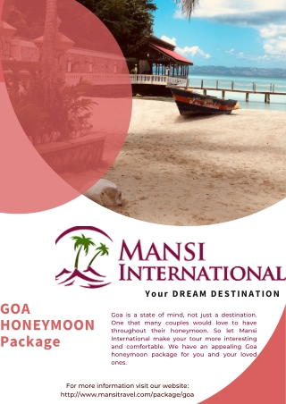 Goa Honeymoon Package