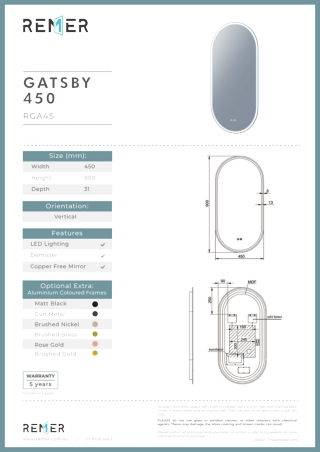 REMER GATSBY MIRROR