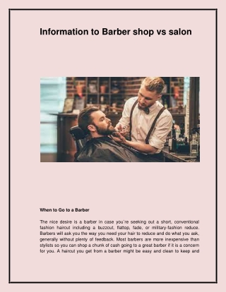 One of the best barber shop in Canning Town