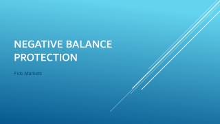 Negative Balance Protection