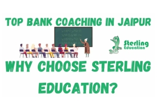 Best Bank Coaching In Jaipur Sterling Education