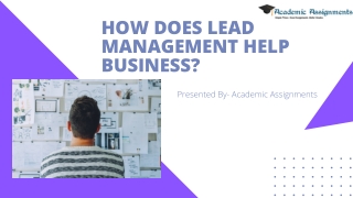 How Does Lead Management Help Business?