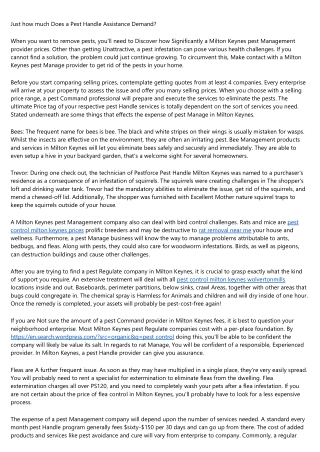 8 Effective same day pest control Elevator Pitches