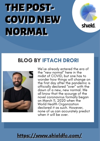 Get To Know About The Post Covid New Normal | Shield