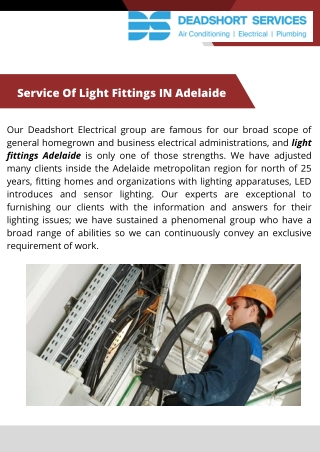 Light Fittings In Adelaide