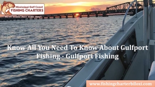 Gulfport Fishing