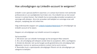 Linkedin Nummer