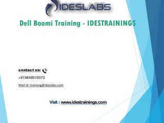 Dell Boomi _ppt