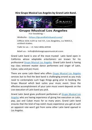 Grupo Musical Los Angeles
