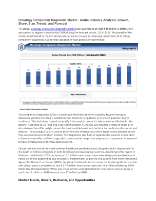 Oncology Companion Diagnostic Market