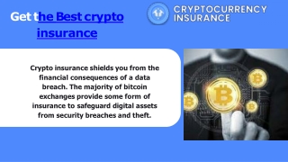 Get The Best Crypto Insurance-cryptocurrencyinsurance