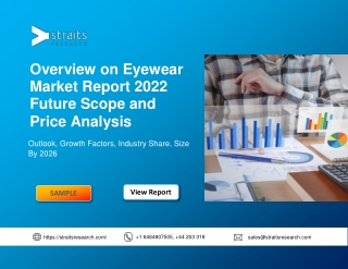 Overview on Eyewear Market Report 2022 Future Scope and Price Analysis of Top Ma