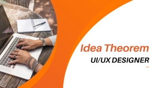 UI/UX Designer - Idea Theorem