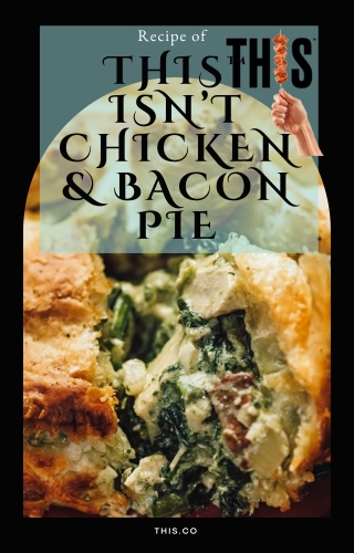 Delicious Recipe of  Vegan Chicken and Bacon pie- This