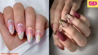 What should short almond nails look like?