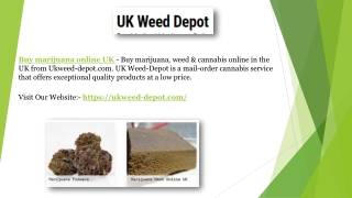 Buy marijuana online UK