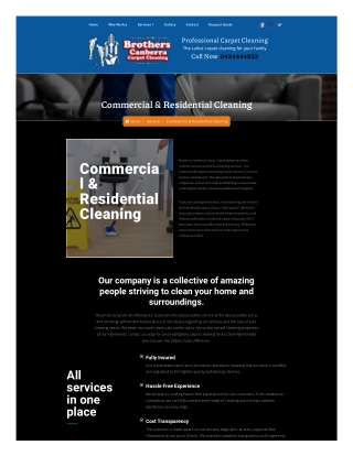 Commercial And Residential Cleaning Services In Canberra