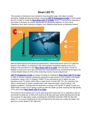 Smart LED TV