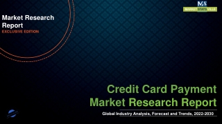 Credit Card Payment Market 2021 Players Targeting Application to Boost Growth by