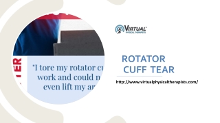 ROTATOR CUFF TEAR
