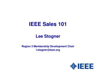 IEEE Sales 101