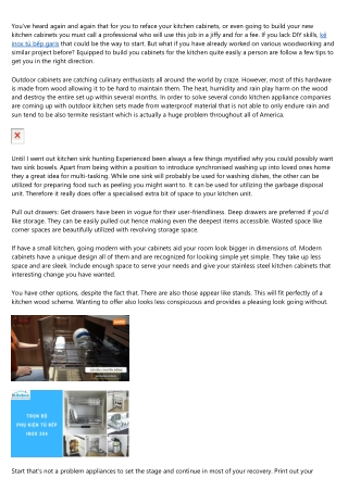Types Of Kitchen Trash Cans