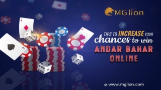 Tips to increase your chances to win Andar Bahar online