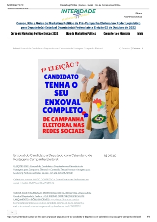 Enxoval do Candidato a Deputado com Calendário de Postagens para Campanha Eleitoral   Conteúdo Textos Prontos   Imagens