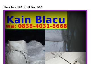 Blacu Jogja Ö8З8-ㄐÖЗ1-8ᏮᏮ8[WhatsApp]