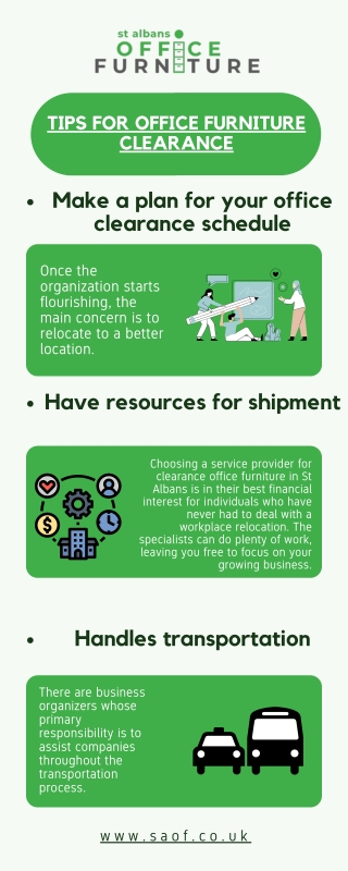 TIPS FOR OFFICE FURNITURE CLEARANCE