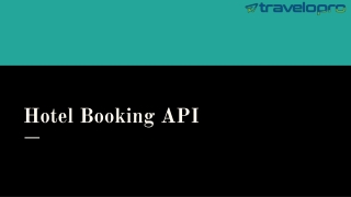Hotel Booking API