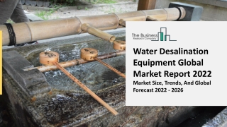 Water Desalination Equipment Market, Growth, Industry Analysis 2031