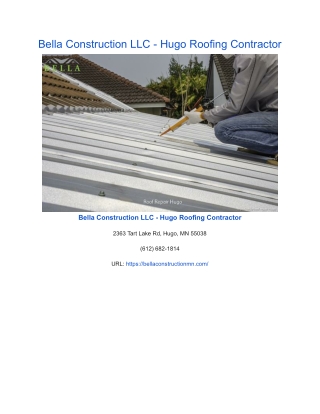 Bella Construction LLC - Hugo Roofing Contractor (1)