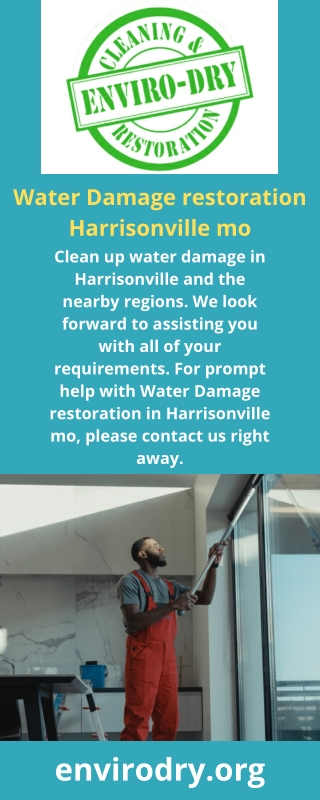 Water Damage restoration Harrisonville mo