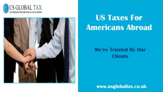 US Taxes For Americans Abroad