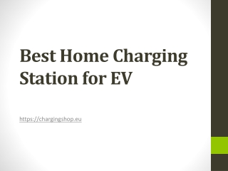 Buy Home Charging Station for EV | chargingshop.eu