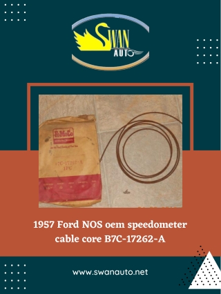 Shop 1957 Ford NOS Oem Speedometer Cable Core B7C-17262-A