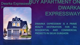 Buy Apartment On Dwarka Expressway