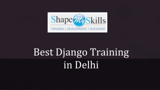 django training in delhi